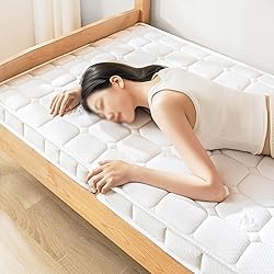 Dymhaoby Folding Mattress Single, 6cm Trifold