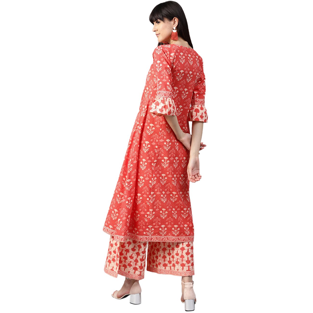 gerua women's a line salwar suit