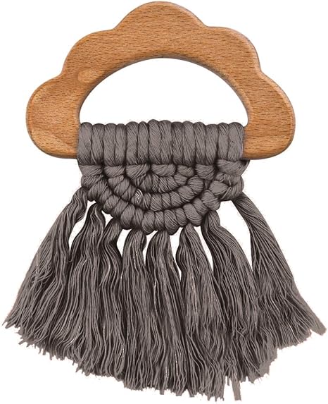 vintage wooden baby rattle