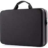 ieGeek Carrying Travel Case for 14.1-17.5 inch Portable DVD Player, EVA Hard Shell Travel Laptop Sleeve Bag, Black