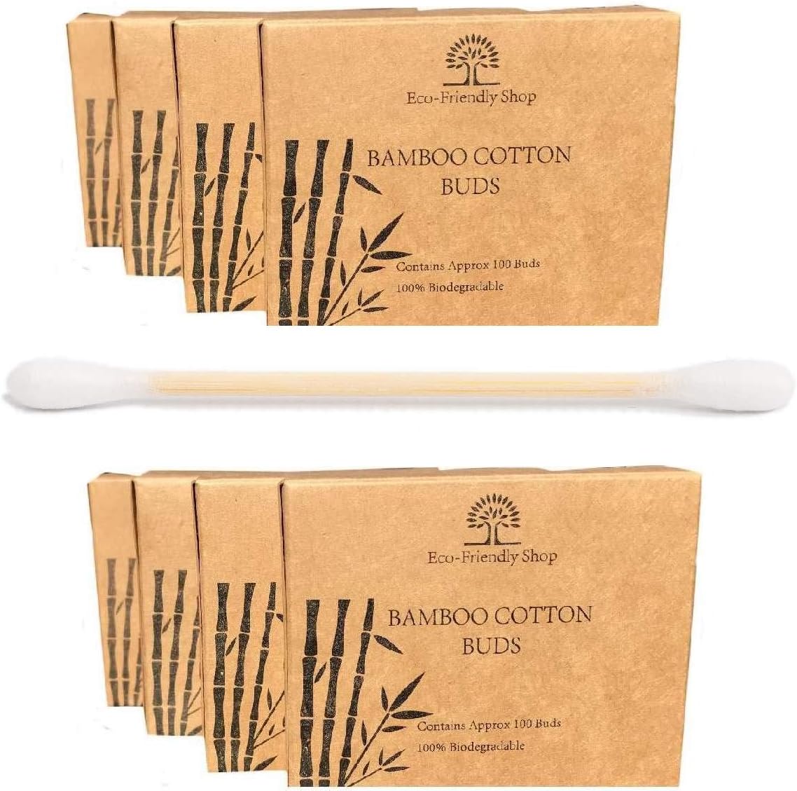 I Cotton Fioc Di Bambù, Tamponi Naturali Per La Pulizia Delle - Foto 8