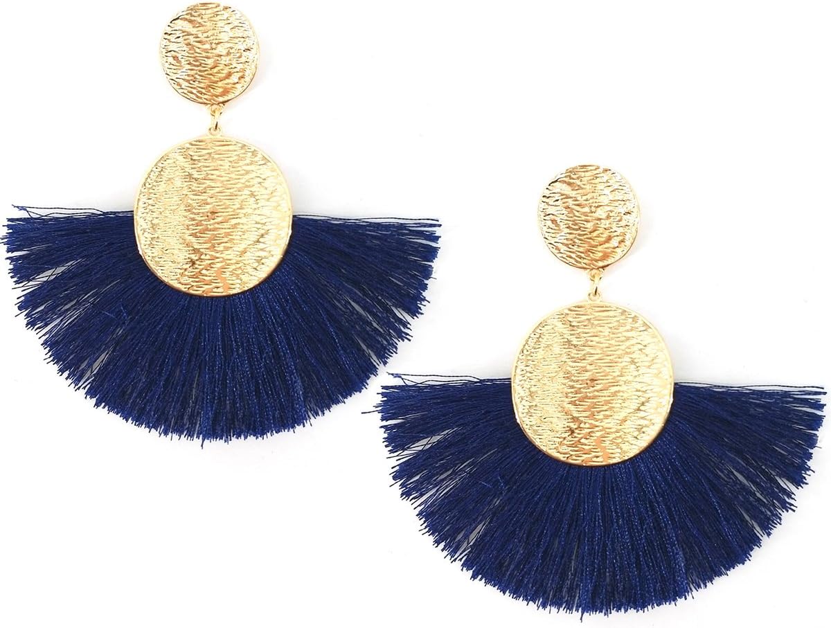 Drop Tassel Earrings for Women Girls Boho Dangle Earring Tassels, Designer Tassels Jewelry Making By MeliMe