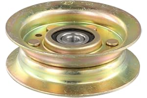 Flat Idler Pulley For FOR Craftsman Lawn Equipment Model Number 532173437 Works with For DYT Series Tractors