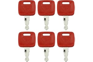 GRADORA Ignition Key RE183935 RE71557 Key Replacement for J-OHN Deere Tractor 2038R 5320 3120 3320 3720 4210 4320 4510 4710 5045E 5103 5203 7130 7230 8330 7810 9510 and 4730(Pack of 6)