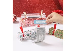4Pcs Christmas Money Pull Out Gift Box, Money Box Cash Gift Pull, Candy Cash Holder Pull Out DIY Christmas Decorations Money 
