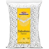 Rani Sabudana (Tapioca/Sago) Pearls 28oz (800g) ~ All Natural | Vegan | No Colors | NON-GMO | Indian Origin