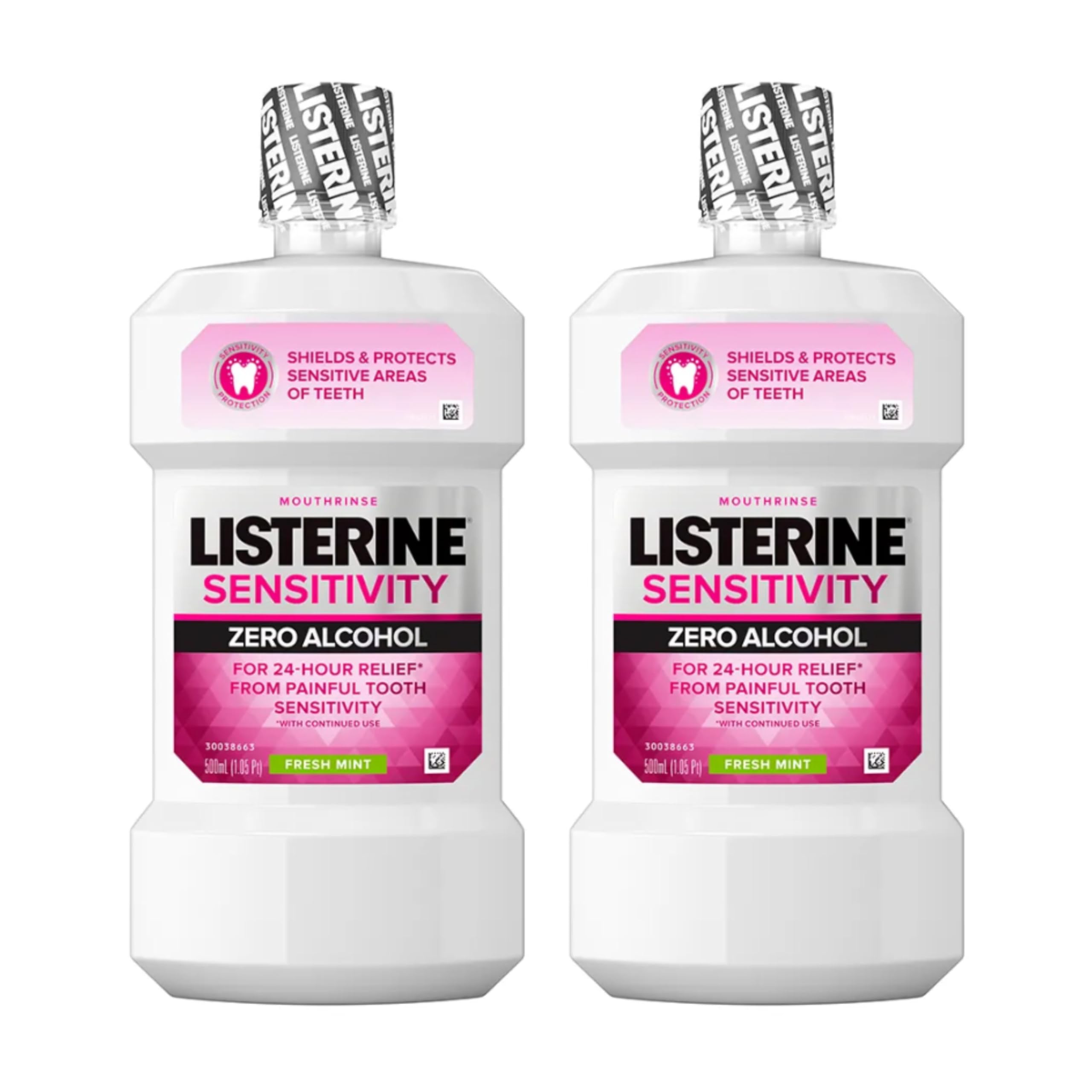 Photo 1 of * ONLY ONE* Listerine Sensitivity Alcohol Free Mouthwash, for Sensitive Teeth, Bad Breath Treatment, Oral Rinse for Adults; Fresh Mint Flavor, 500 mL