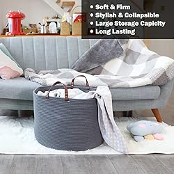 XXL Multi Purpose Large Blanket Basket Living Room