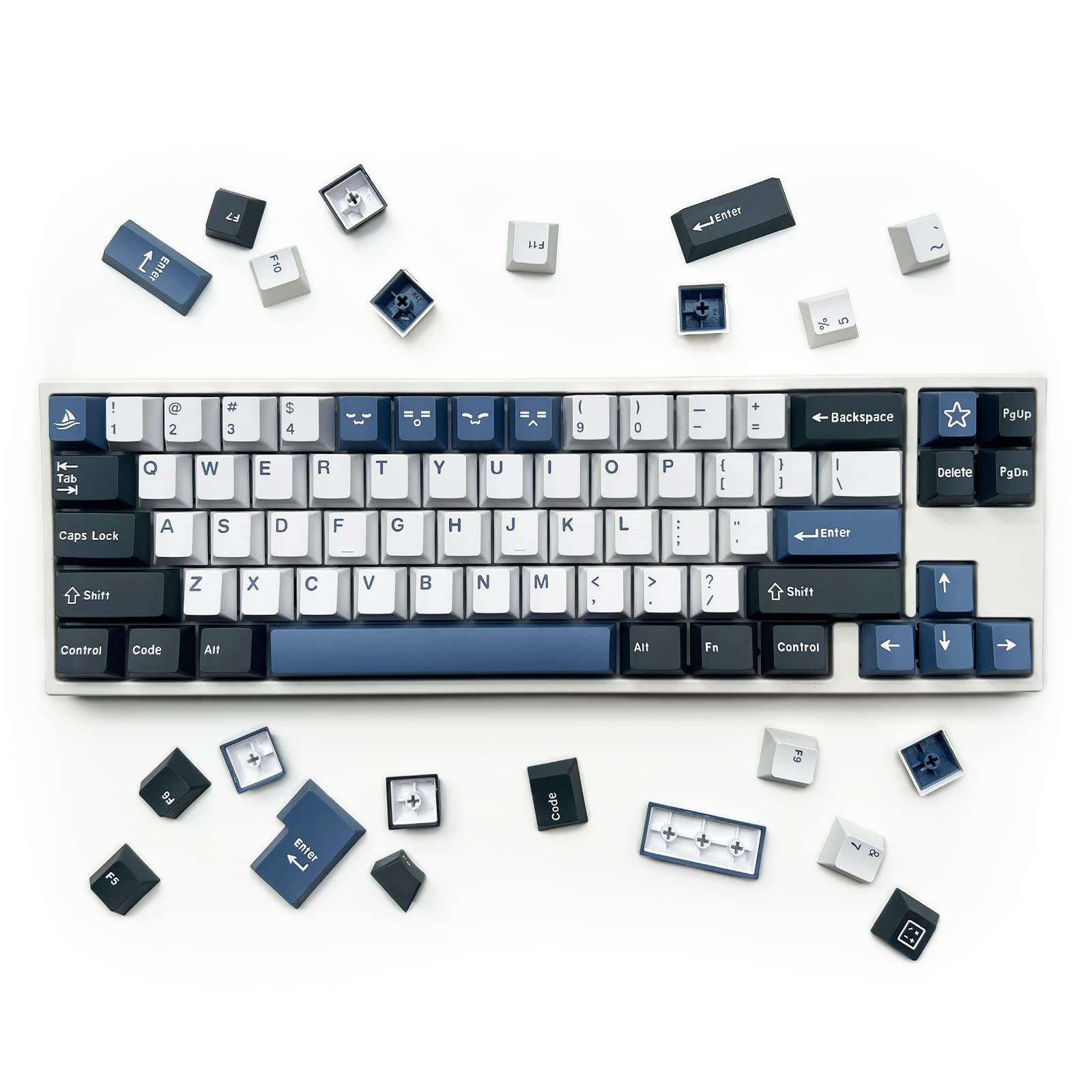 Mua Custom Keycaps 173 Keys Double Shot PBT Keycap Set Cherry Profile ...