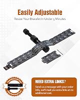 Jecanori 3X Lymph Drainage Copper Magnetic Bracelet Men 57 Magnets 3500G view 7