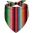 Cinco de Mayo Dog Bandana Mexican Fiesta Triangle Dog Scarf Adjustable Accessories for Small Medium Dogs Cats Pets