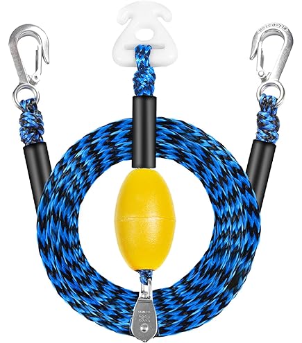 Corde De Remorquage Airhead 22,9 M – 16 Brins, Poignée Alu 30,5 Cm Avec EVA, Pour Ski, Wakeboard, Kneeboard