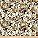 Love is a Four Legged Word Dogs & Cats Stacked Green Fabric by The Yard