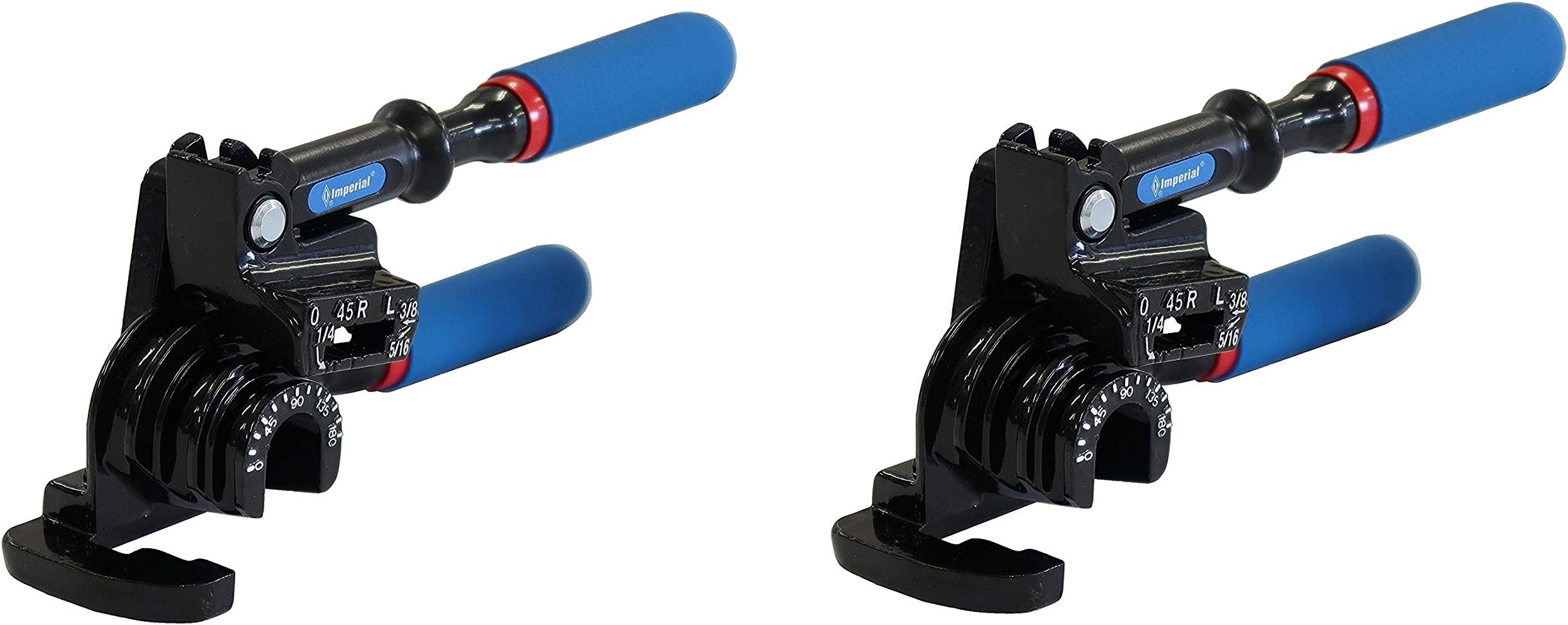 Imperial Tool 470FH Triple Head 180 Degree Tube Bender, 3/16", 1/4", 5/16" and 3/8" (2 Pack)