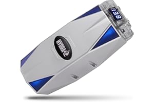 Pyle 3.0 Farad Digital Power Capacitor, High-Performance Car Audio Accessory with Blue Digital Display Voltage Readout and LED Flash, Over Voltage Protection, Mounting Hardware, DC 12-24V