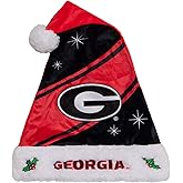 FOCO NCAA Team Logo High End Holiday Santa Cap Hat