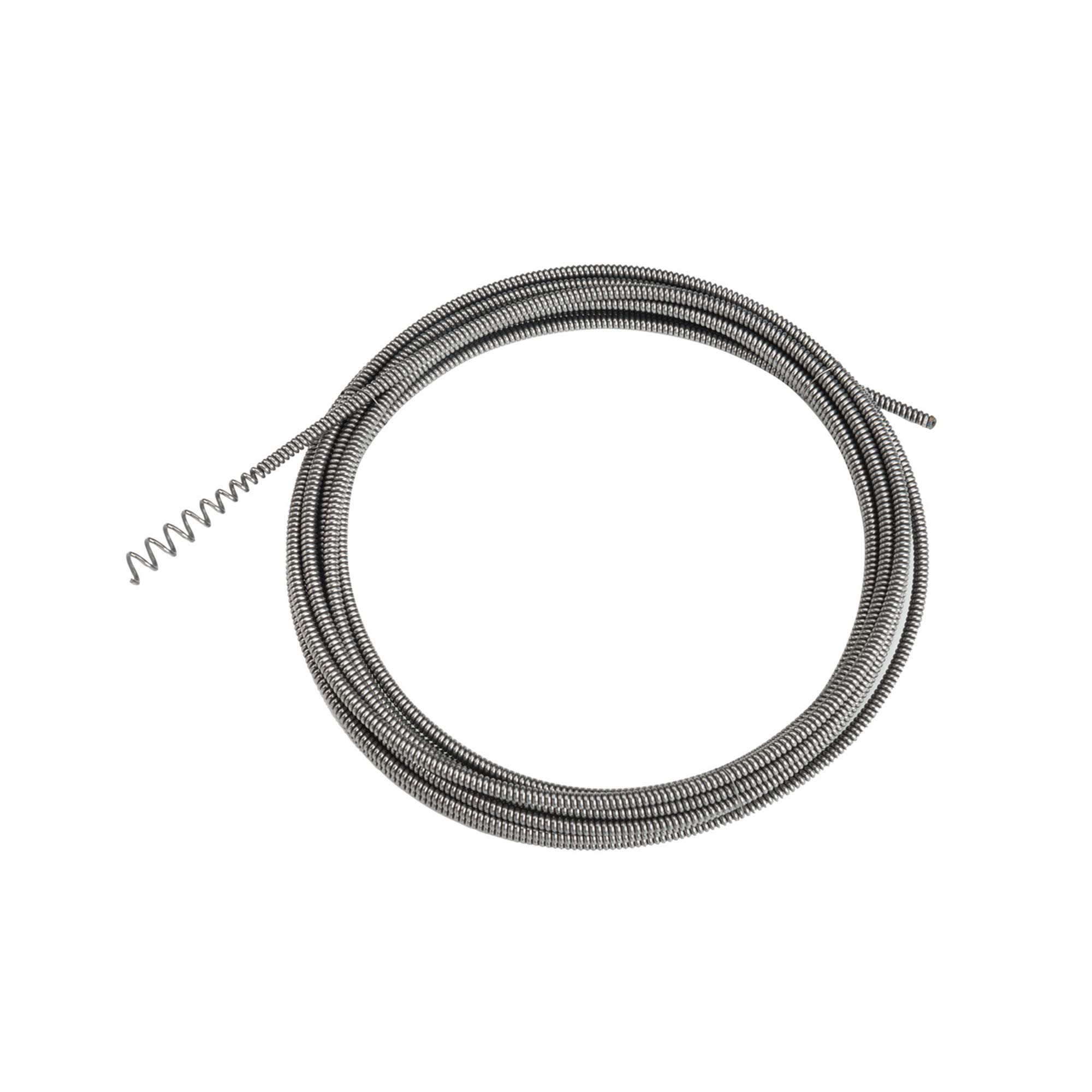 RIDGID 50652 Model S-2 Open Hook Cable 1/4 in (6 mm) x 25 ft (7,6 m) with Funnel Auger for K-3800 Drum Machines