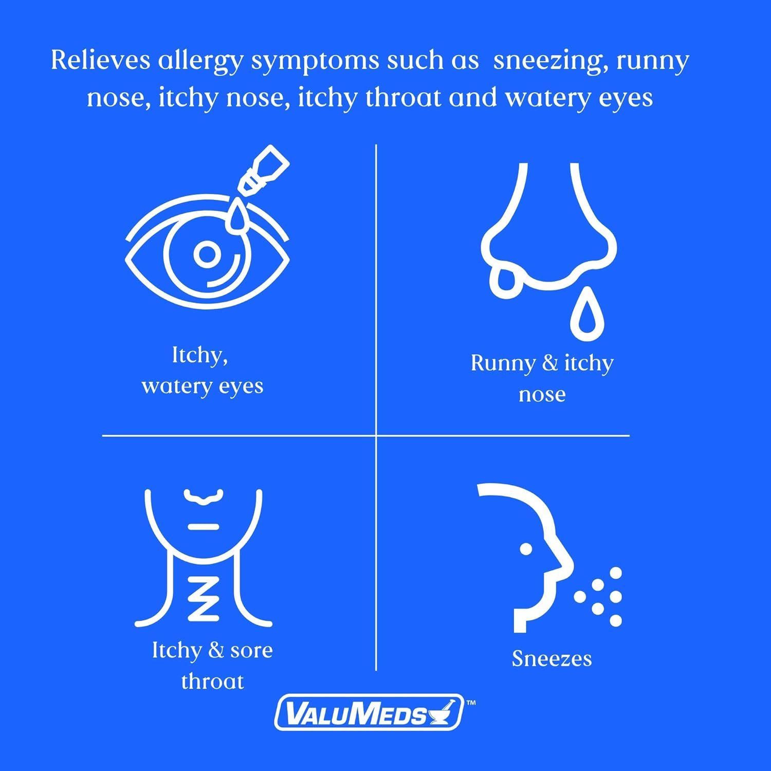 Amazon Com Valumeds Loratadine 10mg 365 Tablets Non Drowsy 24 Hour Allergy Relief Antihistamine Support For Runny Nose Sneezing Itchy Watery Eyes Kitchen Dining