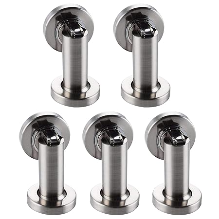 Probrico Heavy Duty Door Stop Dshh101sn Satin Nickel Metal Wall