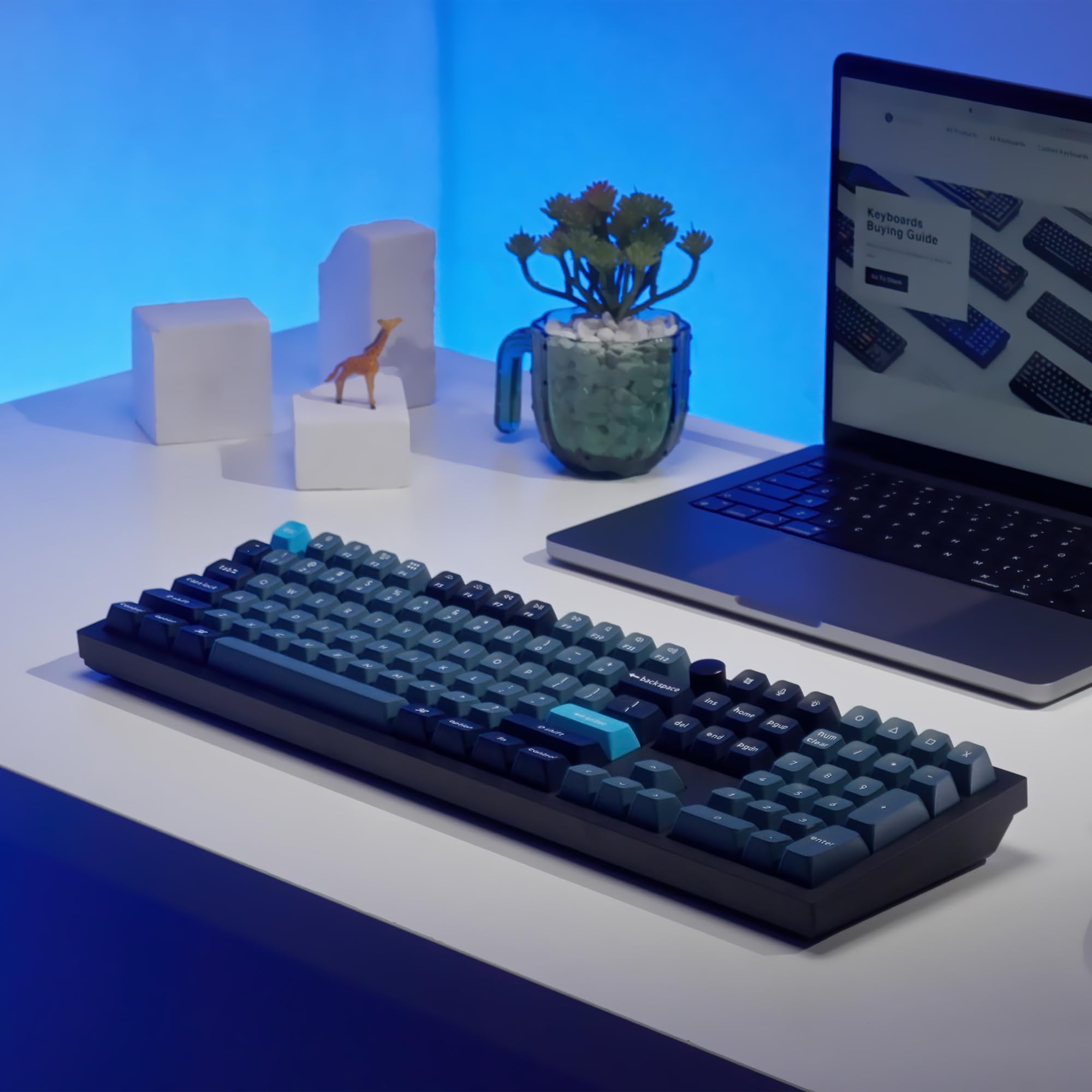 Keychron Q6 Pro Full Metal QMK/VIA Custom Wireless Bluetooth/USB-C Mechanical Keyboard, Full Size 108-Key Programmable Knob RGB Backlit Hot-Swappable K Pro Banana Switch for Mac Windows Linux-Black