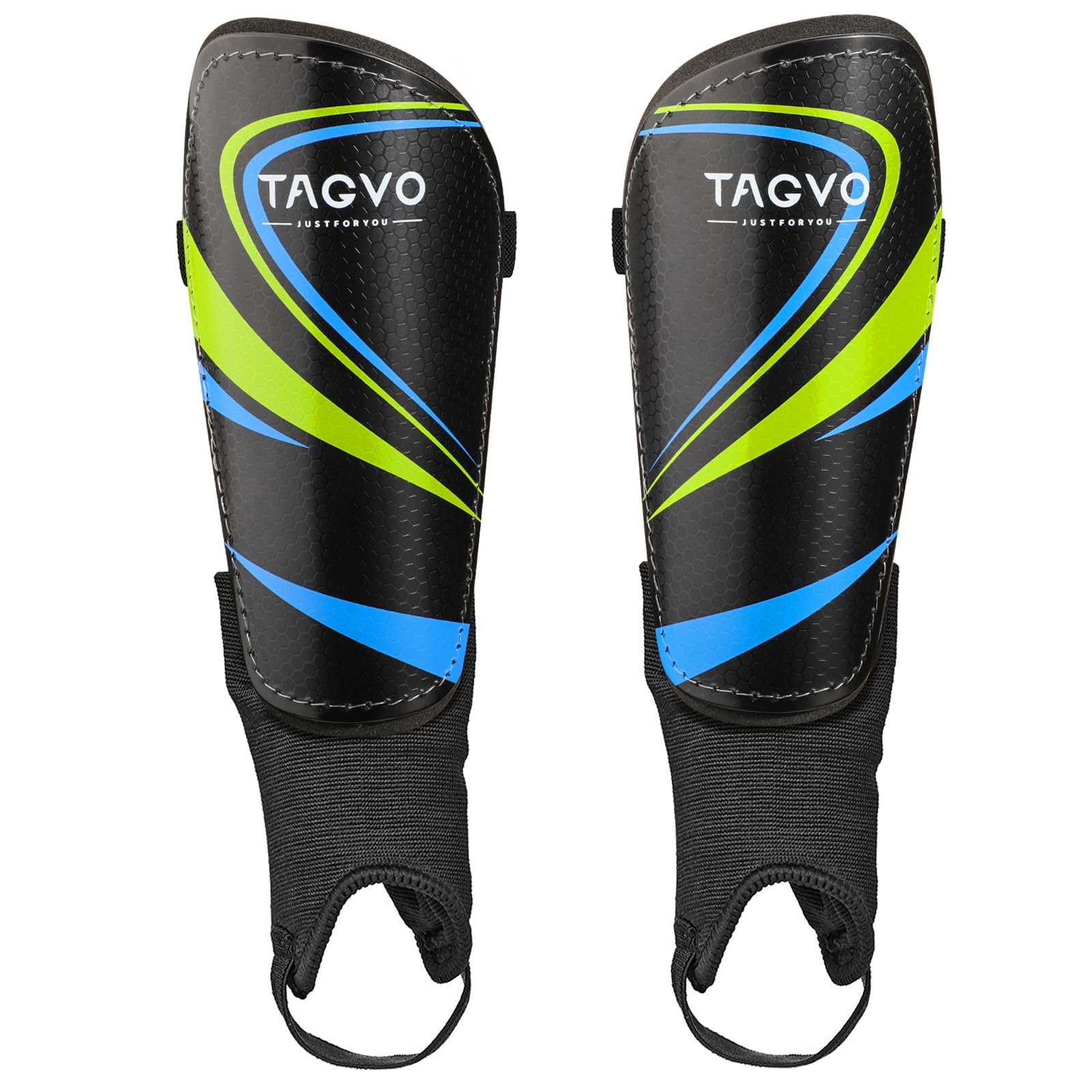 Photo 1 of TAGVO Soccer Shin Guards for Kids Youth - Protective Soccer Equipment for Boys Girls - Adults Men Women Soccer Shin Guards - Soccer Shin Pads for Kids 3-16 Years Old Girls Boys, High Impact Resistant