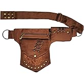 Larswon Renaissance Bag Leg Pouch for Women Renaissance Belt Festival Hip Thigh Pack