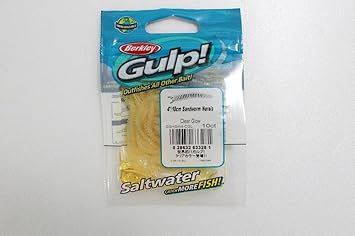 Amazon バークレイ ガルプ サンドワーム4インチ ミニパック クリアーグロー Berkley バークレー ルアー