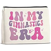 UPNEGE Makeup Bag Gymnast Gifts for Women, Funny Gymnastics Gifts in My Gymnastics Era Cosmetic Bag Zipper Makeup Pouch