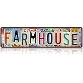 Vintage Farmhouse Metal Tin Signs Street Signs Home Wall Decor 16 x 4 Inches