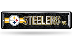 NFL Rico Industries Metal Street Sign Metal Street Sign 4" x 15" Home Décor - Bedroom - Office - Man Cave