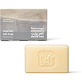 Numeira Dead Sea Salt Soap - Moisturizing Mineral-Rich Face & Body Bar - Natural Bar Soap with Olive Oil, Grape Seed Oil, Vitamin E, and Dead Sea Salt Harvested from Jordan