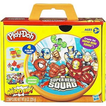 play doh superhero set