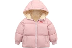 UNICOMIDEA Baby Winter Coat with Hooded Toddler Boys Girls Puffer Jackets for 12M-5T