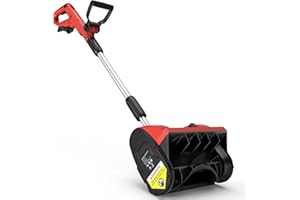 12" Cordless Snow Shovel (NO Battery) Compatible with Milwaukee 18V Battery, Electric Snow Shovel with Directional Plate & Ad