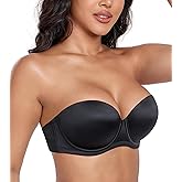 DotVol Women's Multiway Push Up Convertible Underwire Strapless Bra Thick Padded Everyday Bra