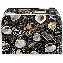 Coffee Print Electric Can Opener Covers Stain Protection Can