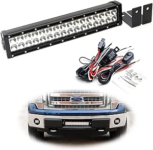 Amazon.com: iJDMTOY Lower Grille Mount LED Light Bar Kit Compatible