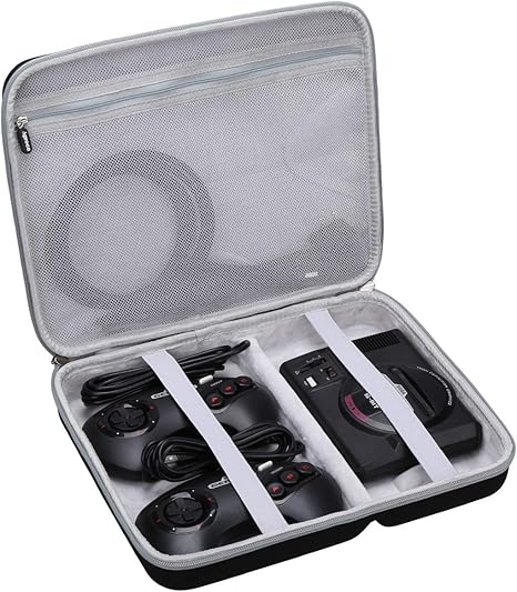 Aproca Duro Viajes Funda Bolso Caso para SEGA Megadrive Mini: Amazon.es: Videojuegos