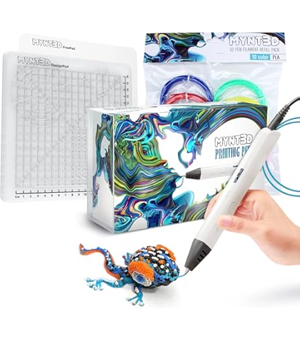 Amazon.com: MYNT3D PLA 3D Pen Filament Refill Pack (10 Color