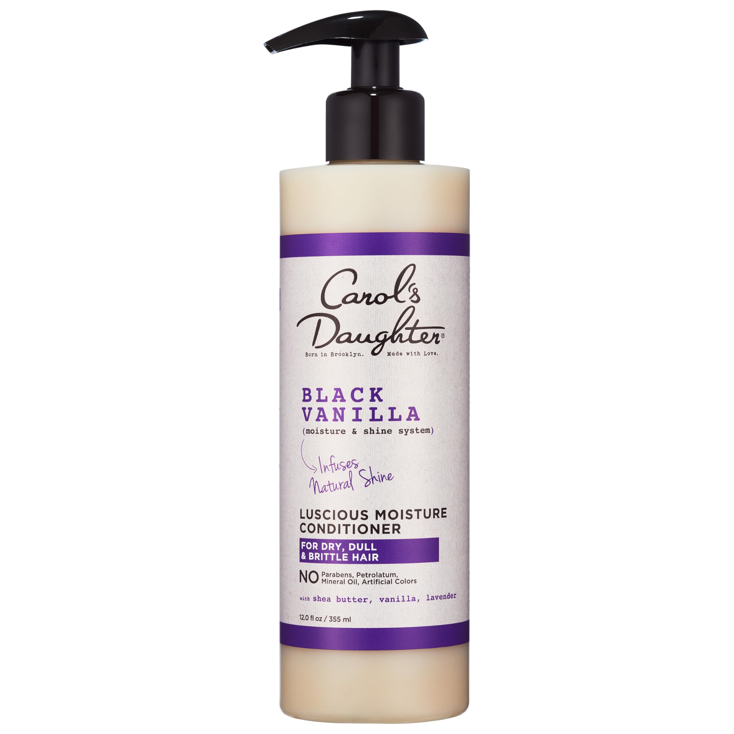 Photo 1 of Carol's Daughter Black Vanilla Moisture Sulfate Free Conditioner for Curly, Wavy or Natural Hair, Moisturizing Hair Care for Dry, Damaged Hair, 12 Fl Oz