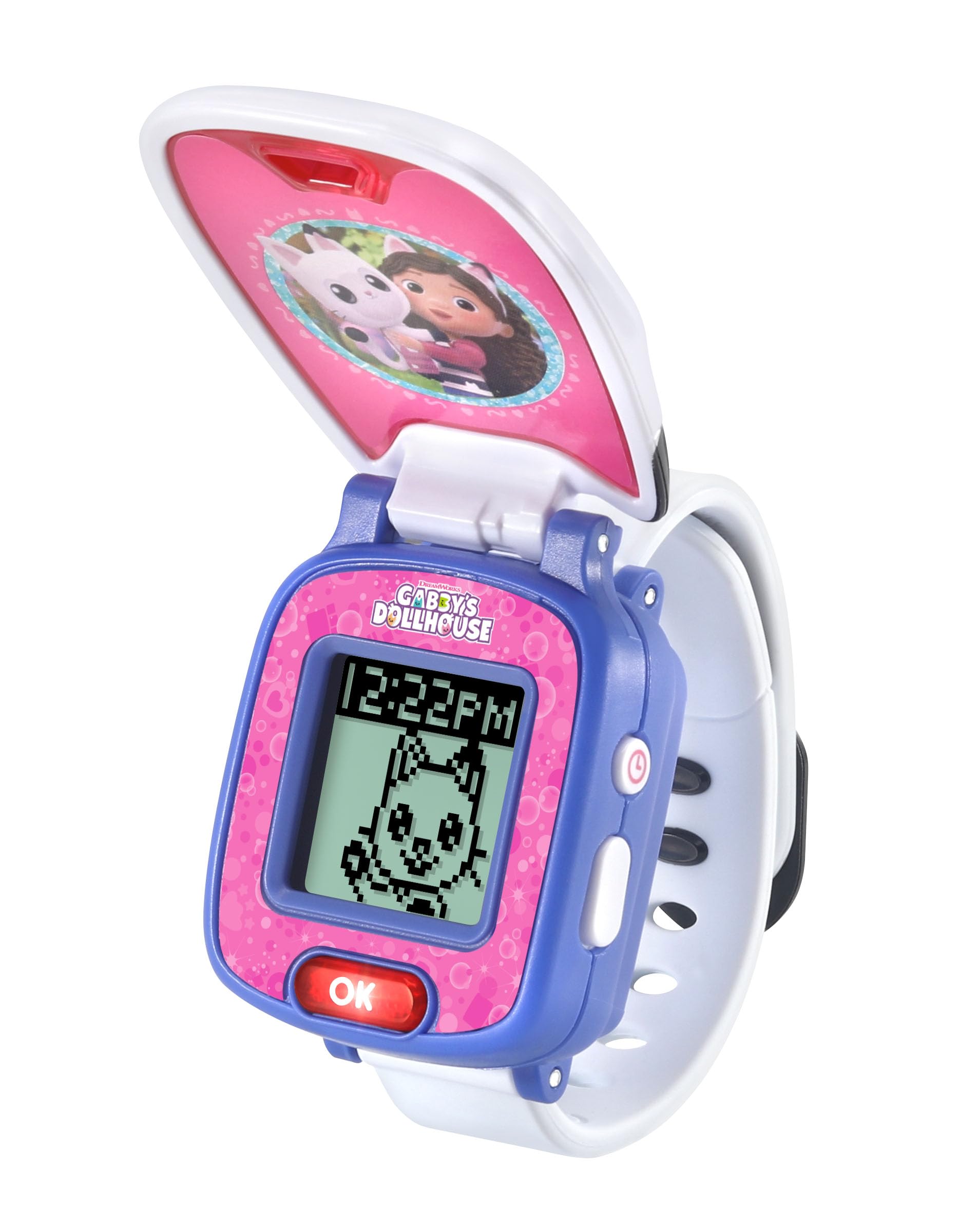 VTech Gabby's Dollhouse Pandy Paws' Paw-Tastic Watch, Official Gabby's Dollhouse Toy, Toddler Watch with Stopwatch, Timer, Alarm & Games, Gift for Children Ages 3, 4, 5, 6 + Years, English Version — image 1
