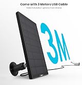 ieGeek Solar Panel with 3m Type-C Cable and 360° Bracket for ieGeek Cameras view 3