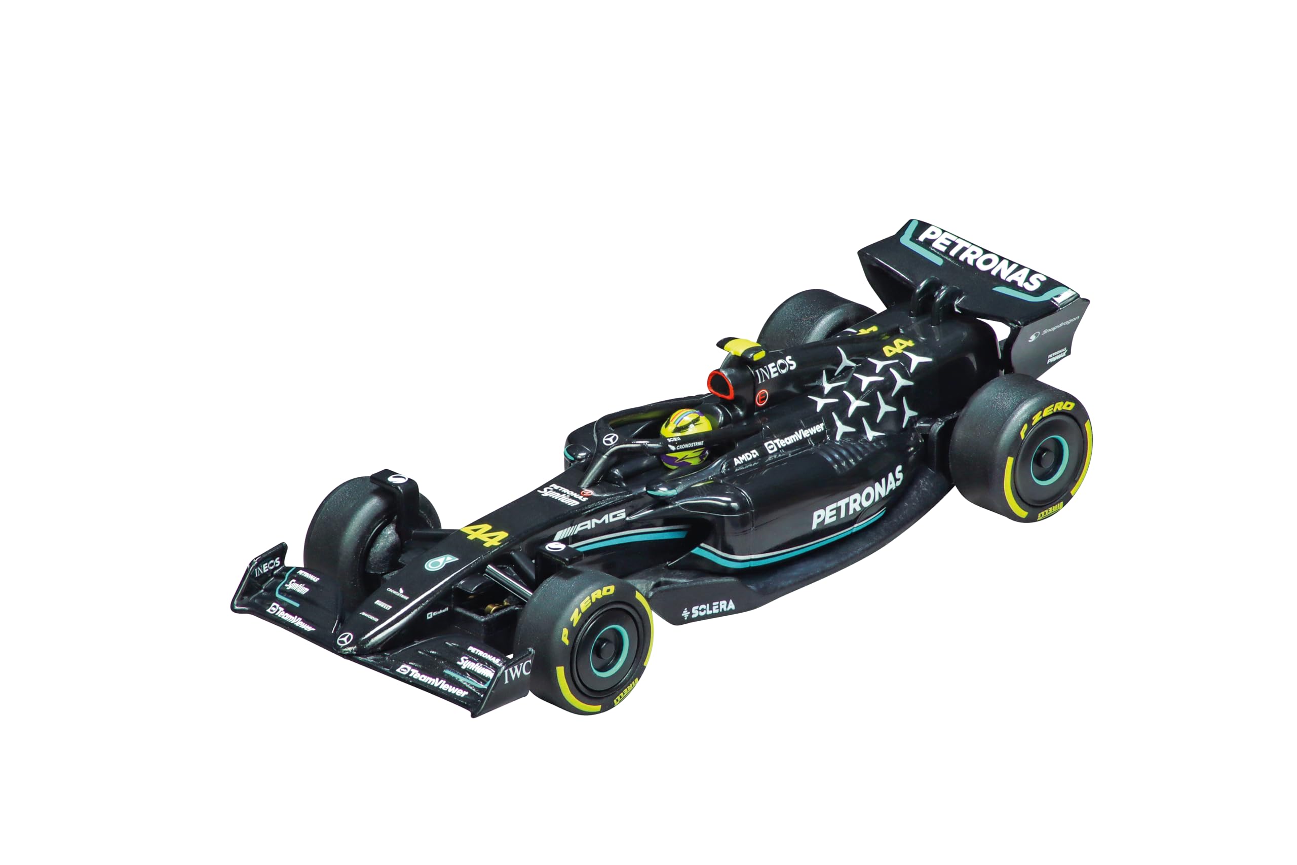 Carrera GO!!! 20064238 Mercedes-AMG F1 W14 E Performance L. Hamilton 1:43 Scale Slot Car, Official Formula 1 License, Suitable For Ages 6 Years+