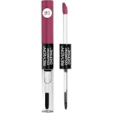 Revlon ColorStay Overtime Lipcolor, 005 Infinite Raspberry, 0.07 fl oz | Dual-ended liquid lipstick with clear lip gloss. Moisturizing ingredients. Won't smudge, bleed or feather.