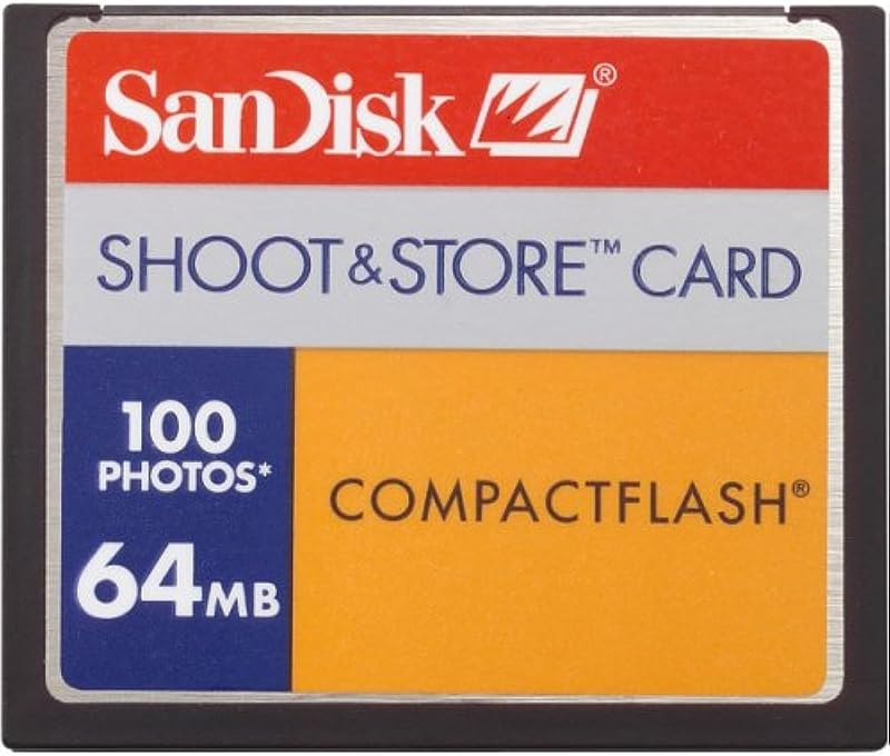 SanDisk Shoot & Store CompactFlash 64MB Memory Card