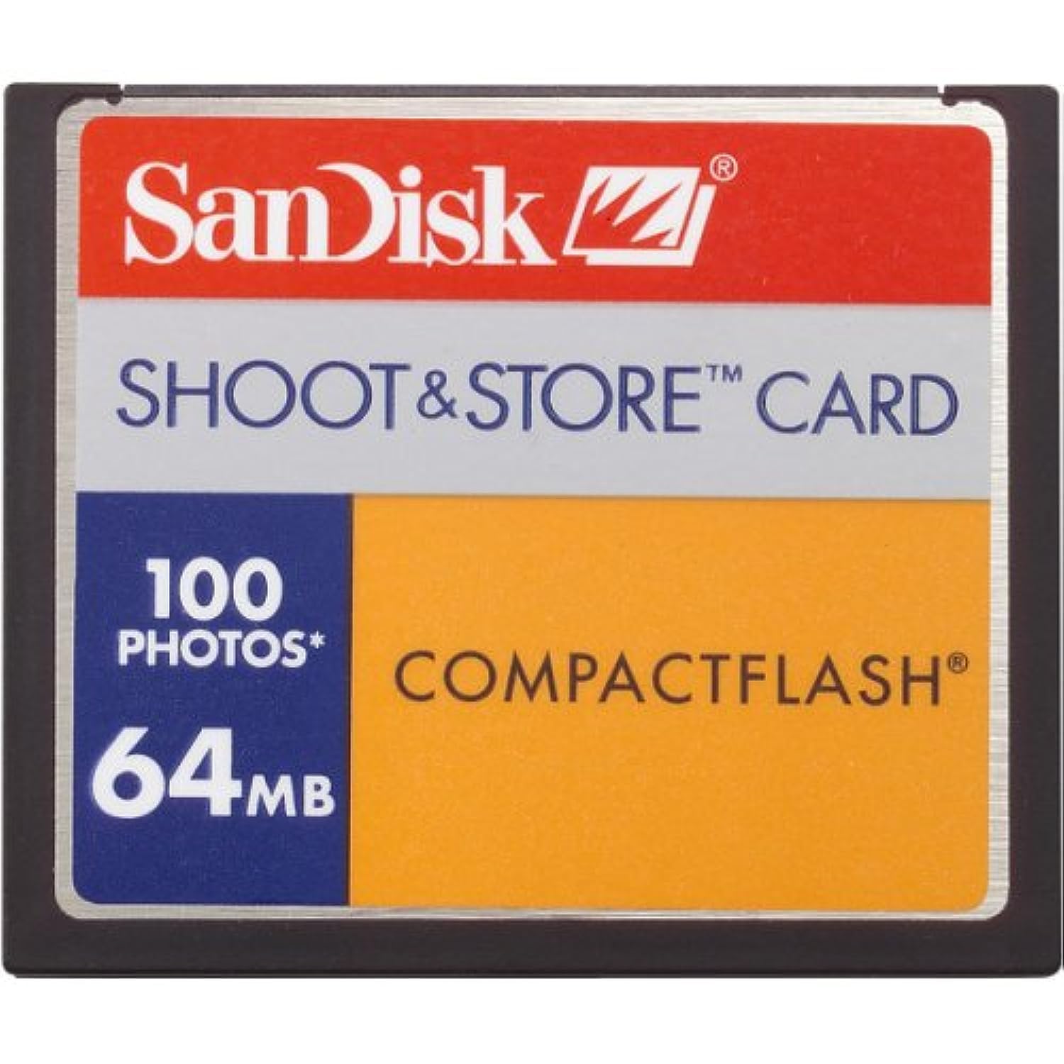 SanDisk Shoot & Store CompactFlash 64MB.