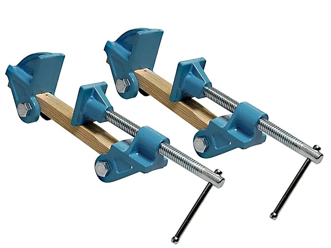 2 Stück Schraubstock mit unbegrenzter Spannbreite