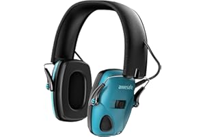 awesafe Electronic Shooting Earmuffs Ear Hearing Protection Headphones for Shooter Noise Reduction Sound Amplification