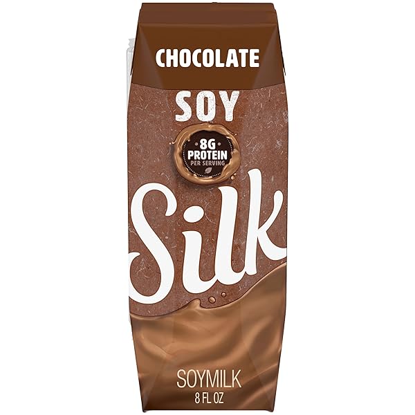 SILK SHELF-STABLE SOY MILK SINGLES, CHOCOLATE, DAIRY-FREE, VEGAN,...