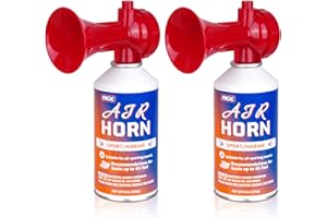 Fingig 2pcs 8.3oz Marine Boat Air Horn, Portable Loud Air Horn Can for Safety, Marine Fog Horn, Boat Essentials,Bear Air Horn,Dog Training, Sports Events Camping and Self-protection